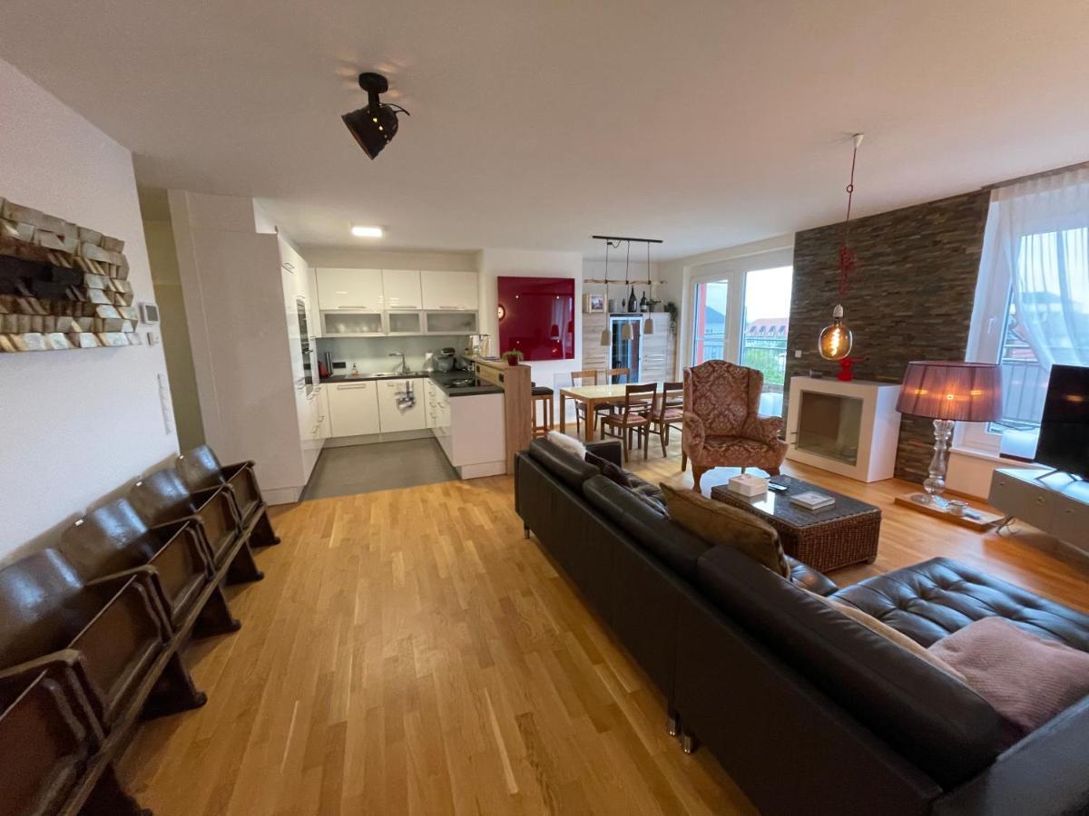 Penthouse Wohnung Am Radweg Mit Dachterasse فايدهوفين أن دير تايا المظهر الخارجي الصورة